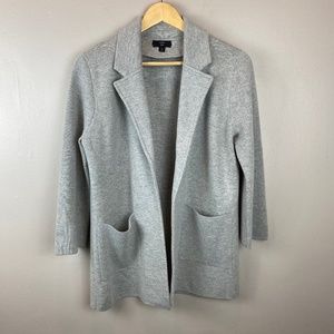 JCrew Sophie Open-Front Sweater Blazer - Grey